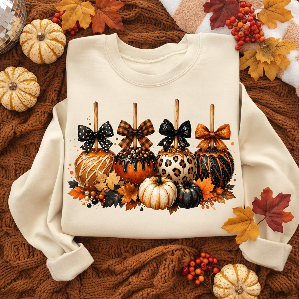 Caramel Apples Cream T-Shirt