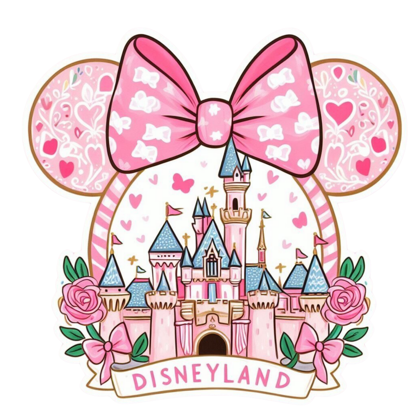 DISNEYLAND- CLEAR FILM SCREEN PRINT