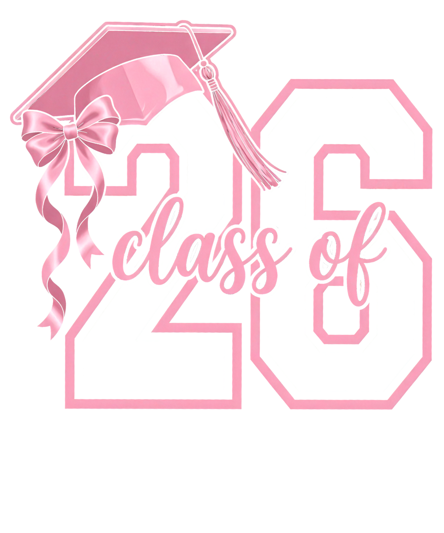 CLASS OF 2026-CLEAR FILM SCREEN PRINT