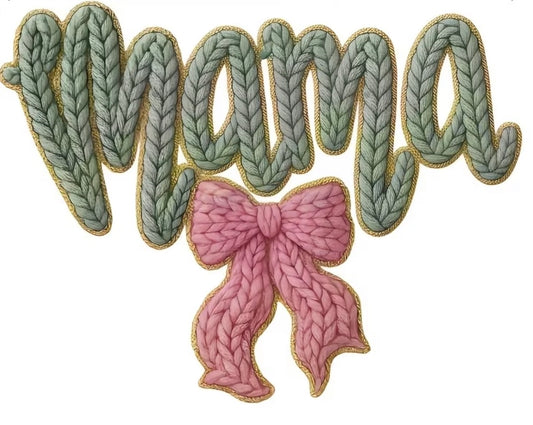 MAMA- CLEAR FILM SCREEN PRINT