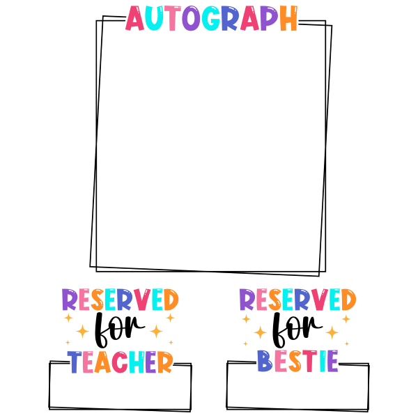 Last Day of the School - Set of 2 (Front & Back)