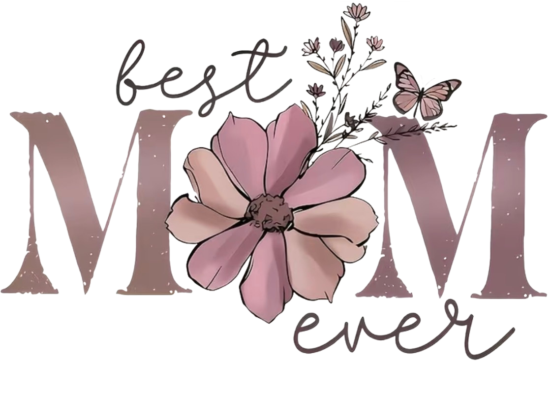 BEST MOM EVER- CLEAR FILM SCREEN PRINT