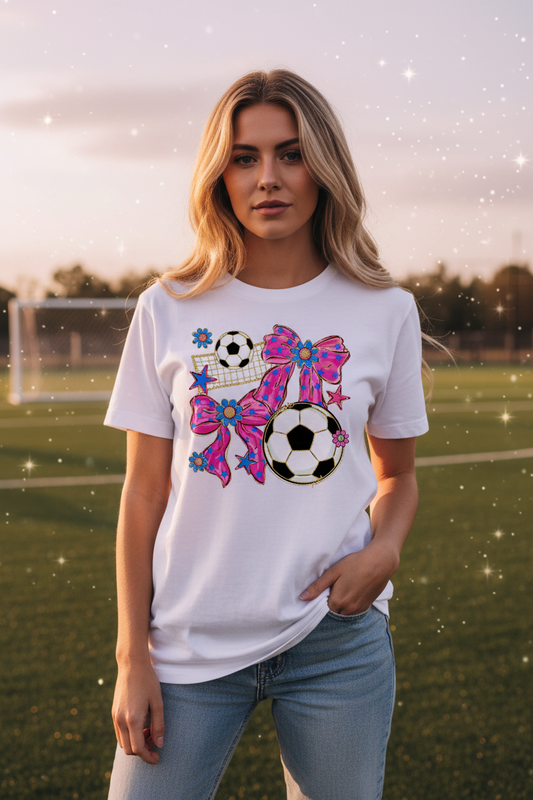 Chica con diseño Soccer