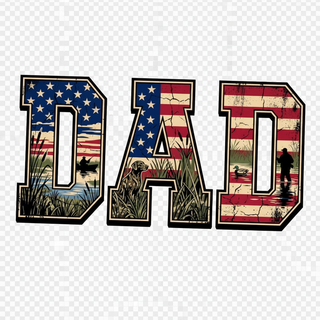 DAD DTF Design sin fondo