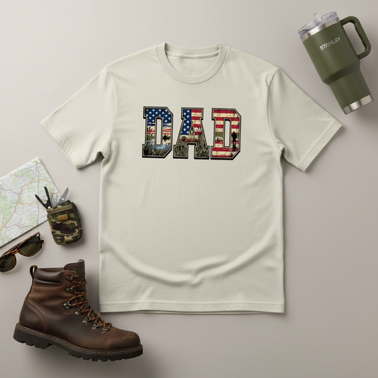 DAD Tshirt Masculina Crema Clara