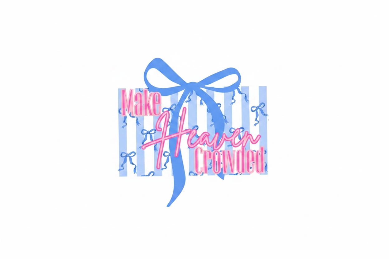 DTF Make Heaven Crowded - Fondo Blanco