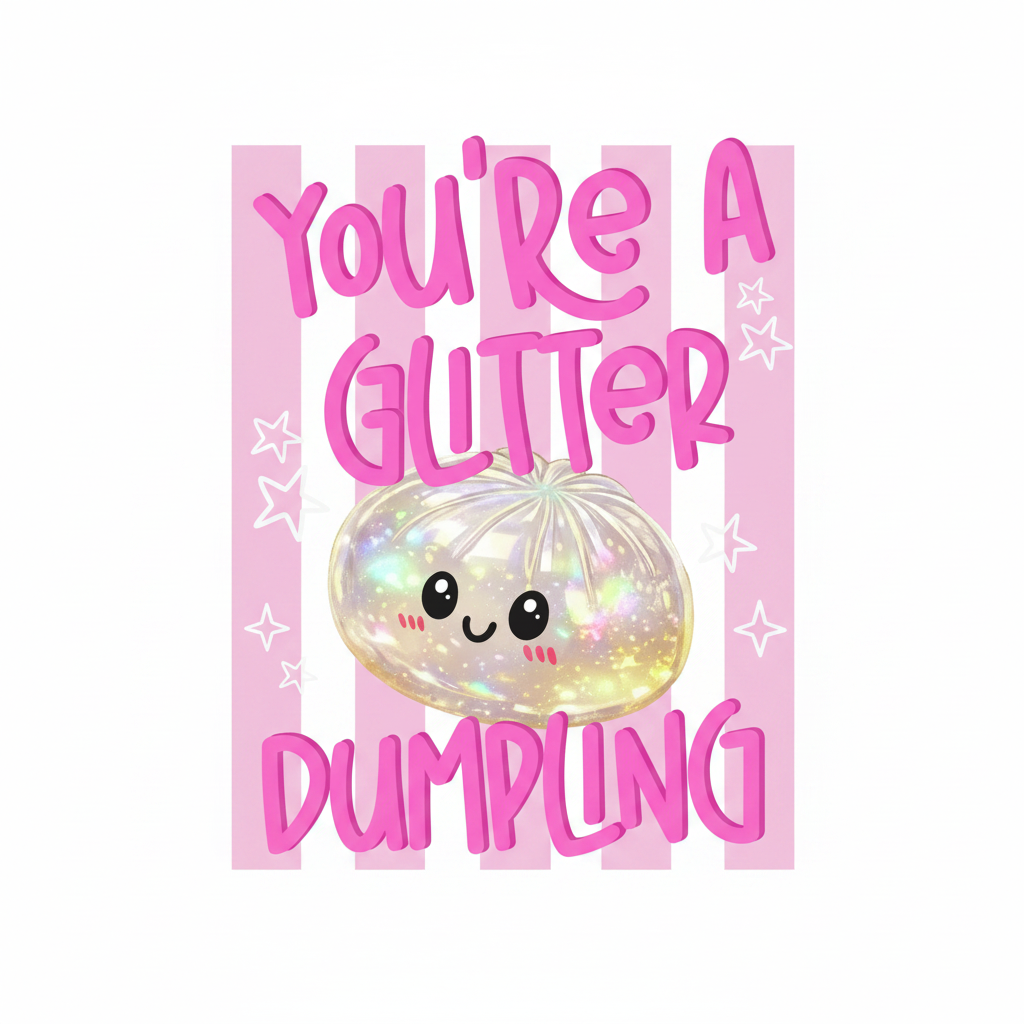 DTF - You're a Glitter Dumpling