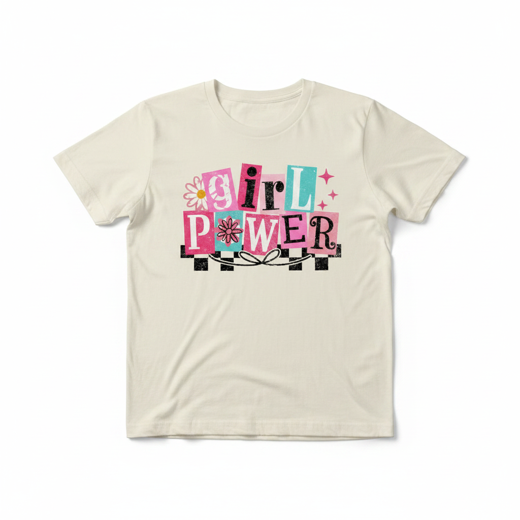 Girl Power Cream T-Shirt
