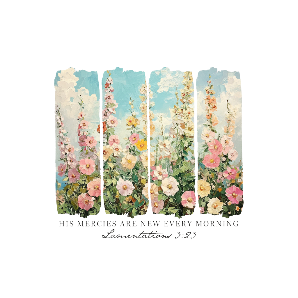 HIS MERCIES ARE NEW EVERY MORNING-CLEAR FILM SCREEN PRINT