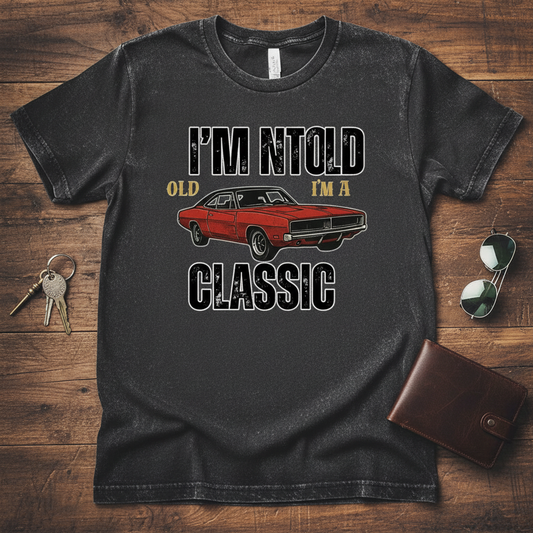 I'm Not Old I'm A Classic Camiseta Gris Oscuro