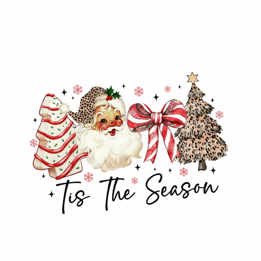 Tis The Season DTF Transfer design