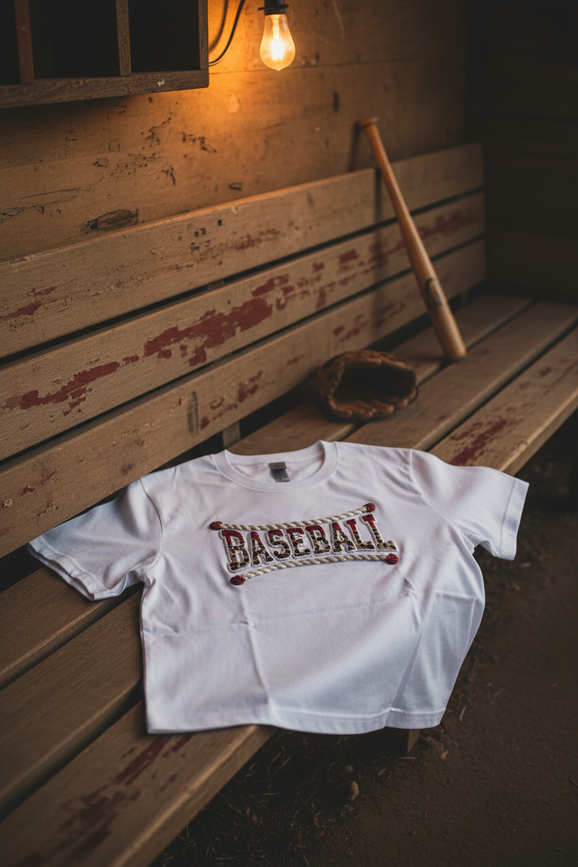 Baseball Leopard T-Shirt Mockup