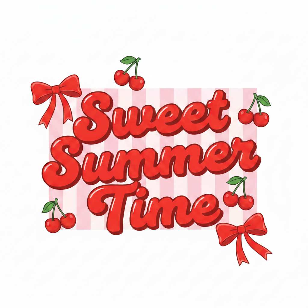 Sweet Summer Time - diseño acercado