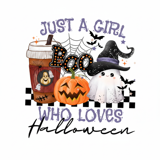 Just A Girl Who Loves Halloween - DTF