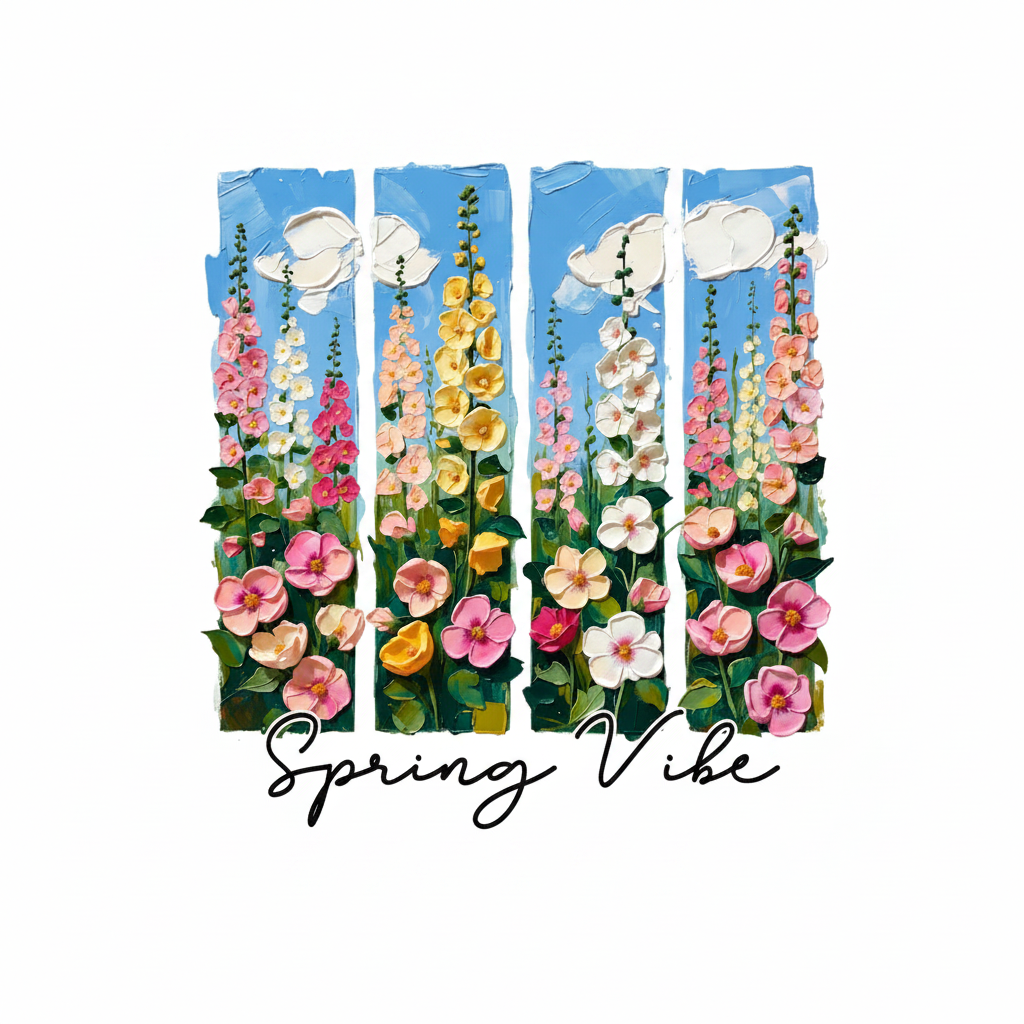 Spring Vibe DTF Transfer diseño solo